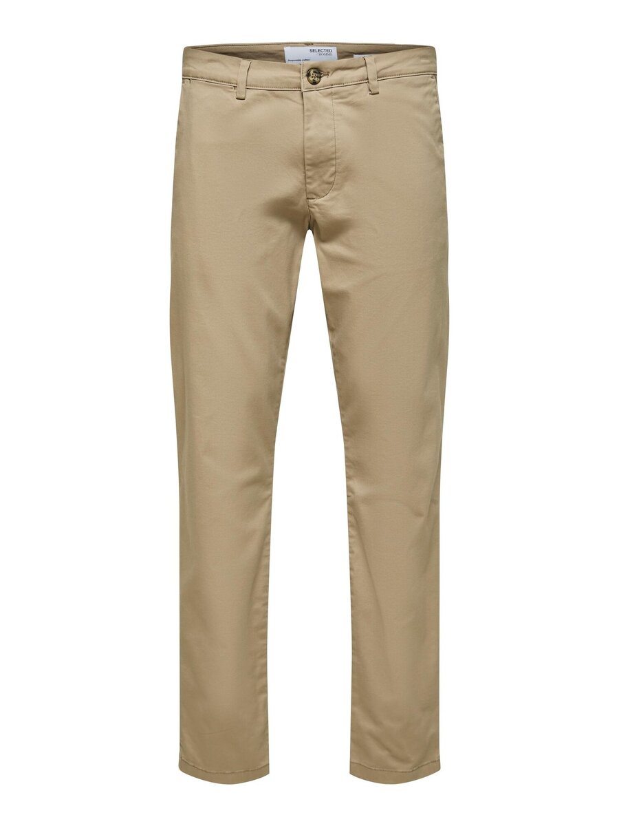 Broek van het merk Selected in het Beige