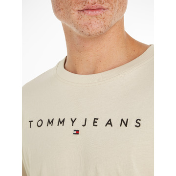 T-shirt van het merk Tommy Jeans in het Beige