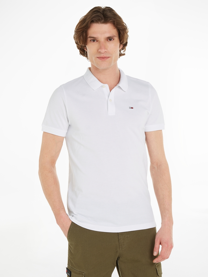 DM0DM18312 TJM SLIM PLACKET POLO EXT