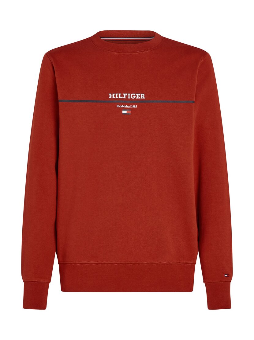 MW0MW35557 HILFIGER STRIPE TERRY SWEATSHIRT