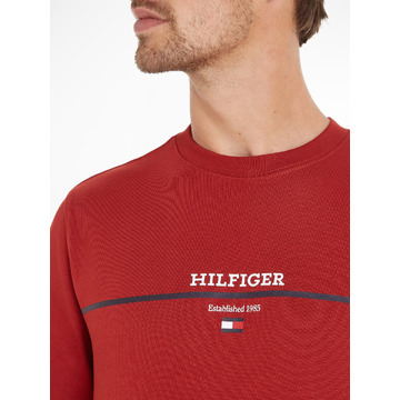 Sweater van het merk Tommy Hilfiger in het Rood