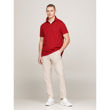 Polo van het merk Tommy Hilfiger in het Rood