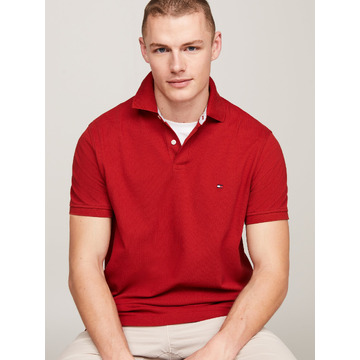 Polo van het merk Tommy Hilfiger in het Rood