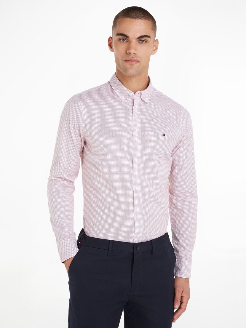 MW0MW35813 FLEX MICRO FOULARD SF SHIRT