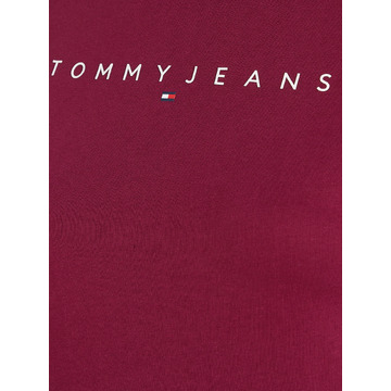 T-shirt van het merk Tommy Jeans in het Bordeaux