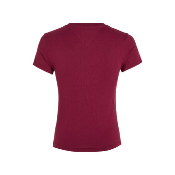 T-shirt van het merk Tommy Jeans in het Bordeaux