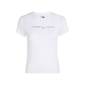 T-shirt van het merk Tommy Jeans in het Bordeaux