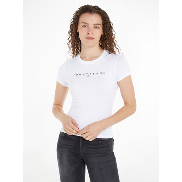 T-shirt van het merk Tommy Jeans in het Wit