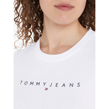 T-shirt van het merk Tommy Jeans in het Wit