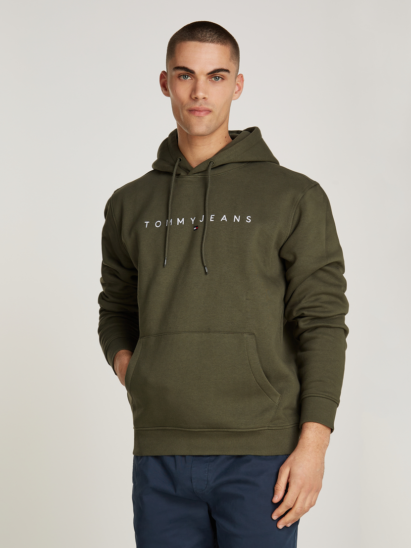 DM0DM17985 TJM REG LINEAR LOGO HOODIE EXT