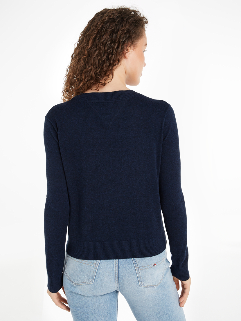 DW0DW18670 TJW ESSENTIAL VNECK SWEATER EXT