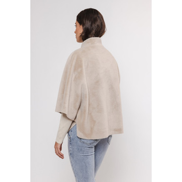 Poncho van het merk Rino&pelle in het Beige