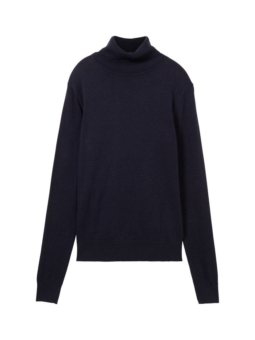 1042959 knit basic turtleneck