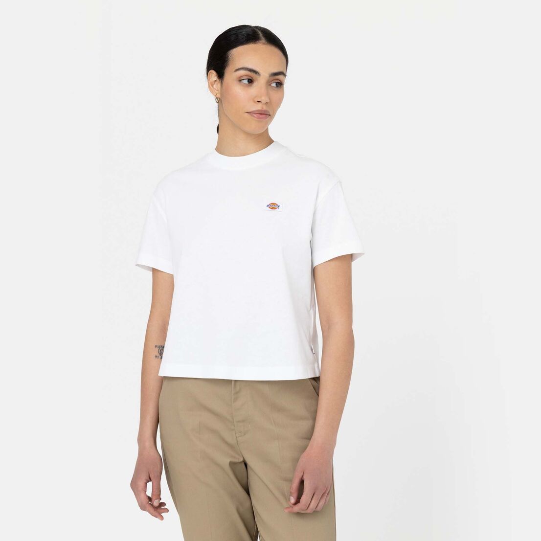 OAKPORT BOXY SS TEE WHITE