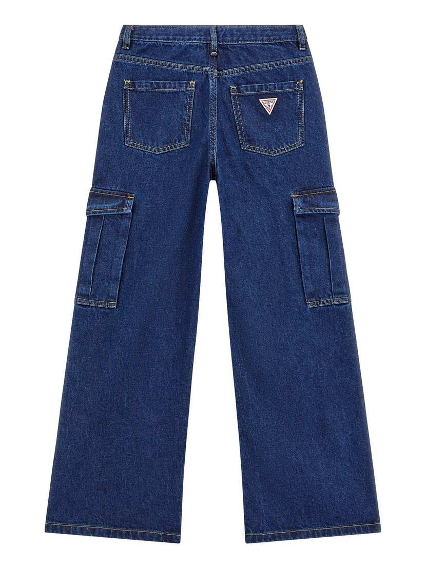 DENIM CARGO PANTS