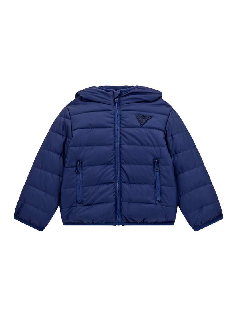 HOODED LS PADDED PUFFER W/ZIP