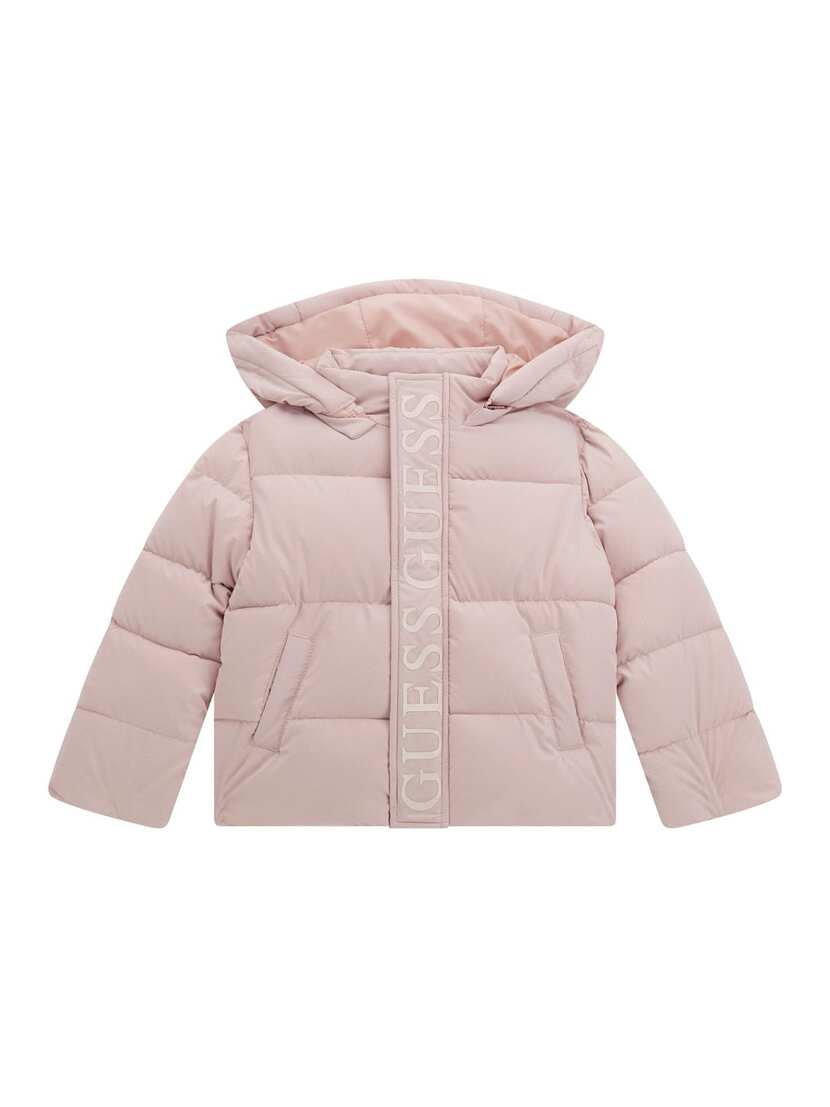 HOODED LS PUFFER W/ZIP