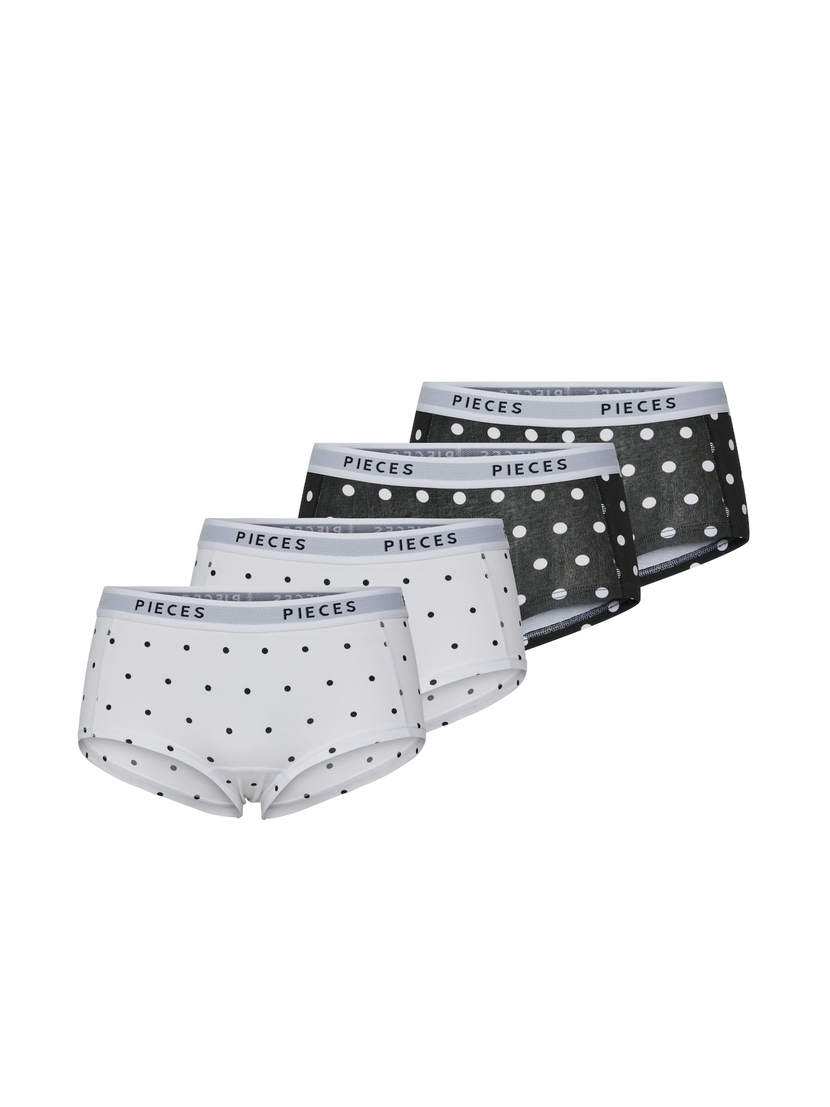 PCLOGO LADY DOTS 4-PACK