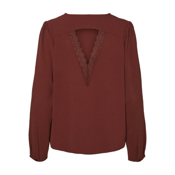 T-shirt van het merk Vero Moda in het Bordeaux