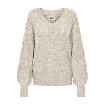 Pull van het merk Only in het Beige