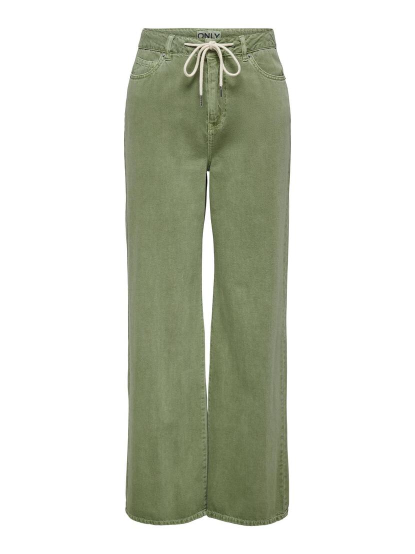 ONLSILLA MW WIDE STRING PANT CC PNT