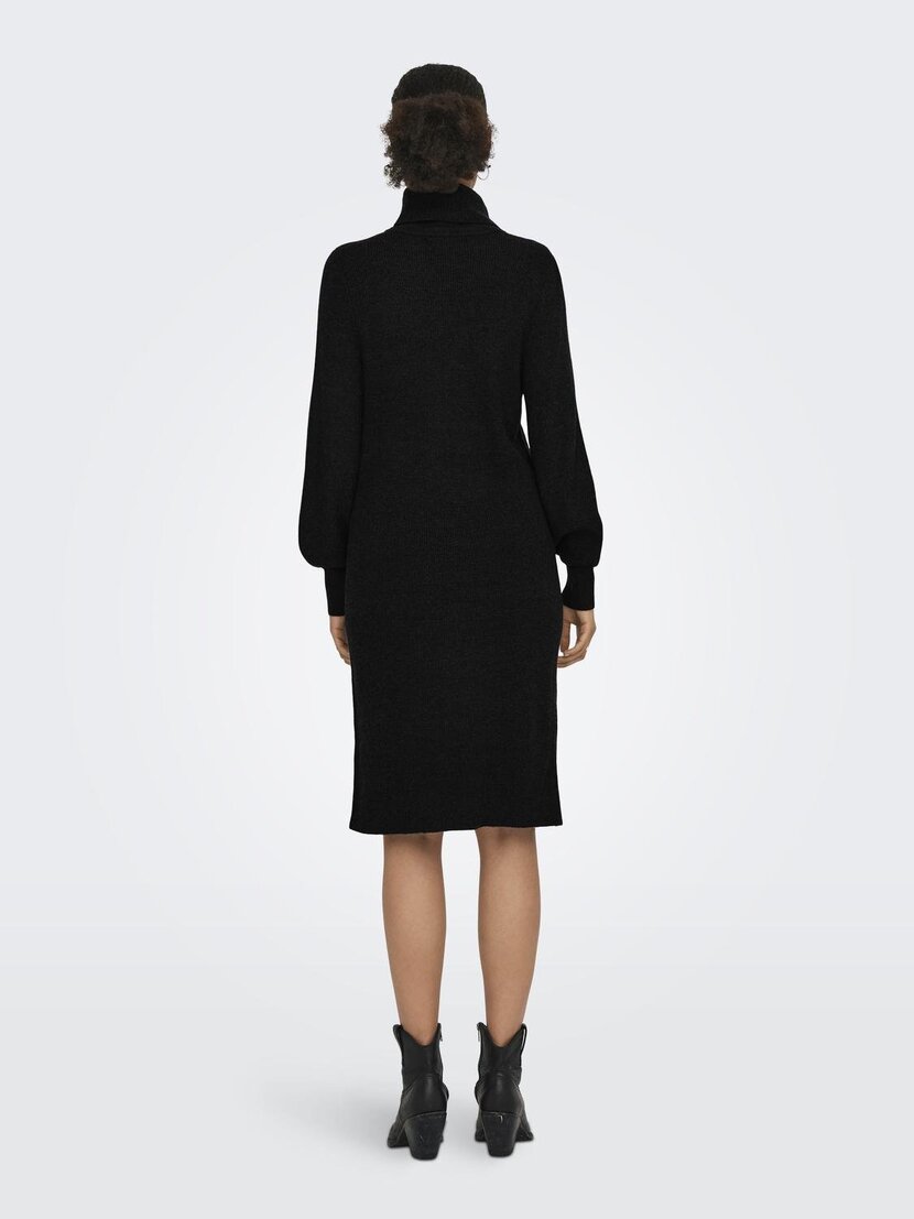 ONLSASHA L/S ROLLNECK DRESS KNT NOO S