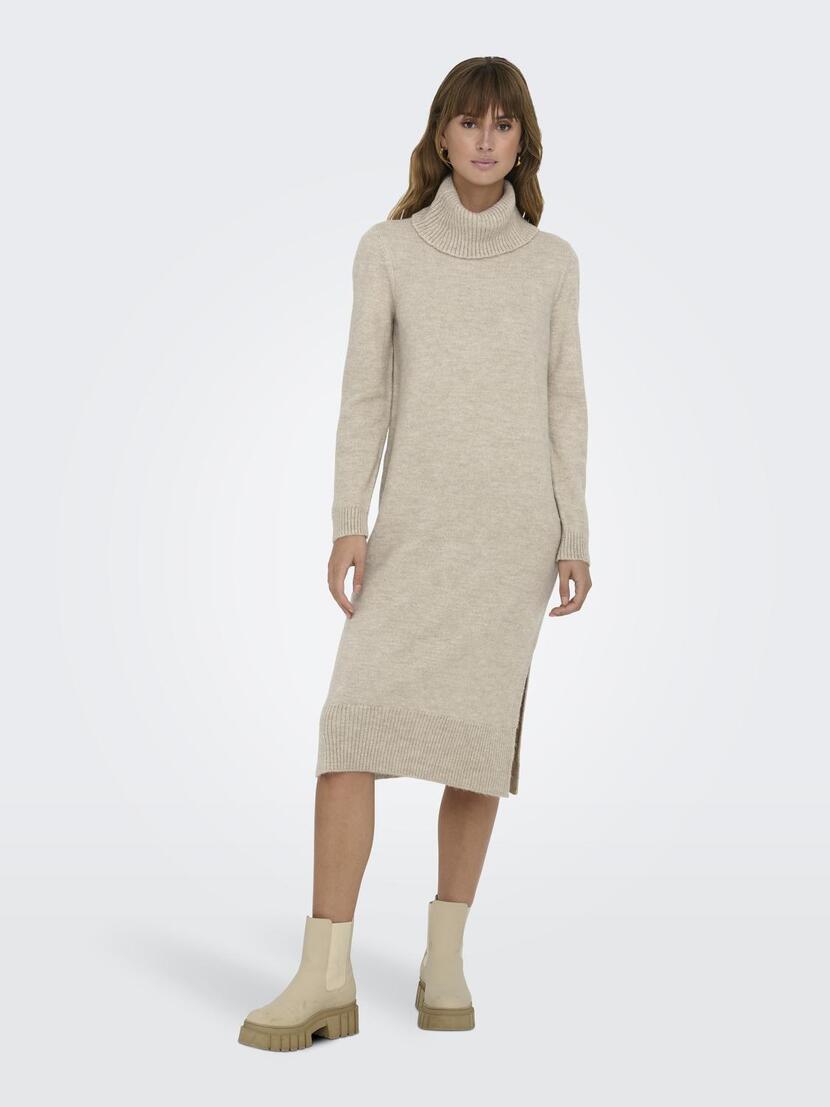 ONLBRANDIE L/S ROLLNECK DRESS KNT N OOS