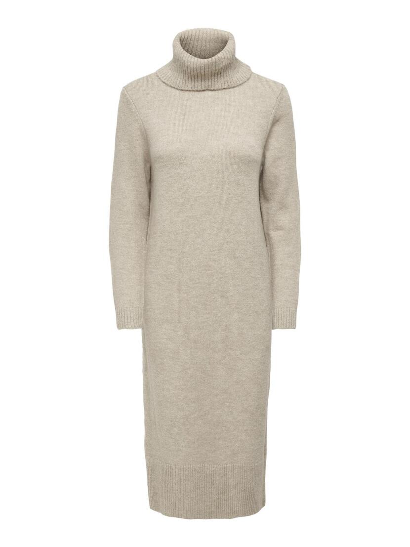 ONLBRANDIE L/S ROLLNECK DRESS KNT N OOS