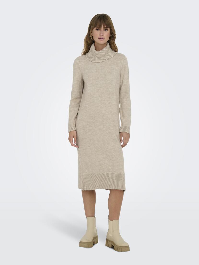 ONLBRANDIE L/S ROLLNECK DRESS KNT N OOS