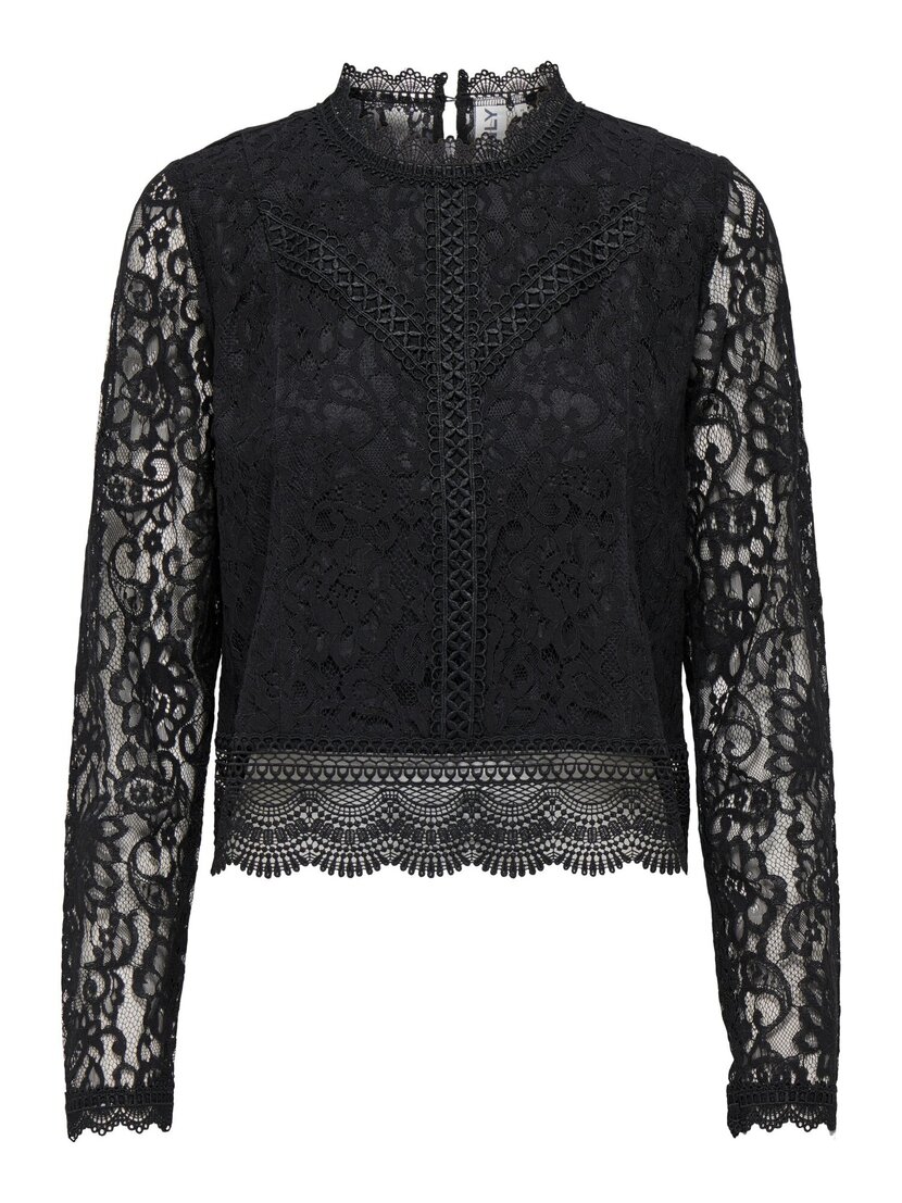 ONLNEW KARO LS LACE TOP WVN