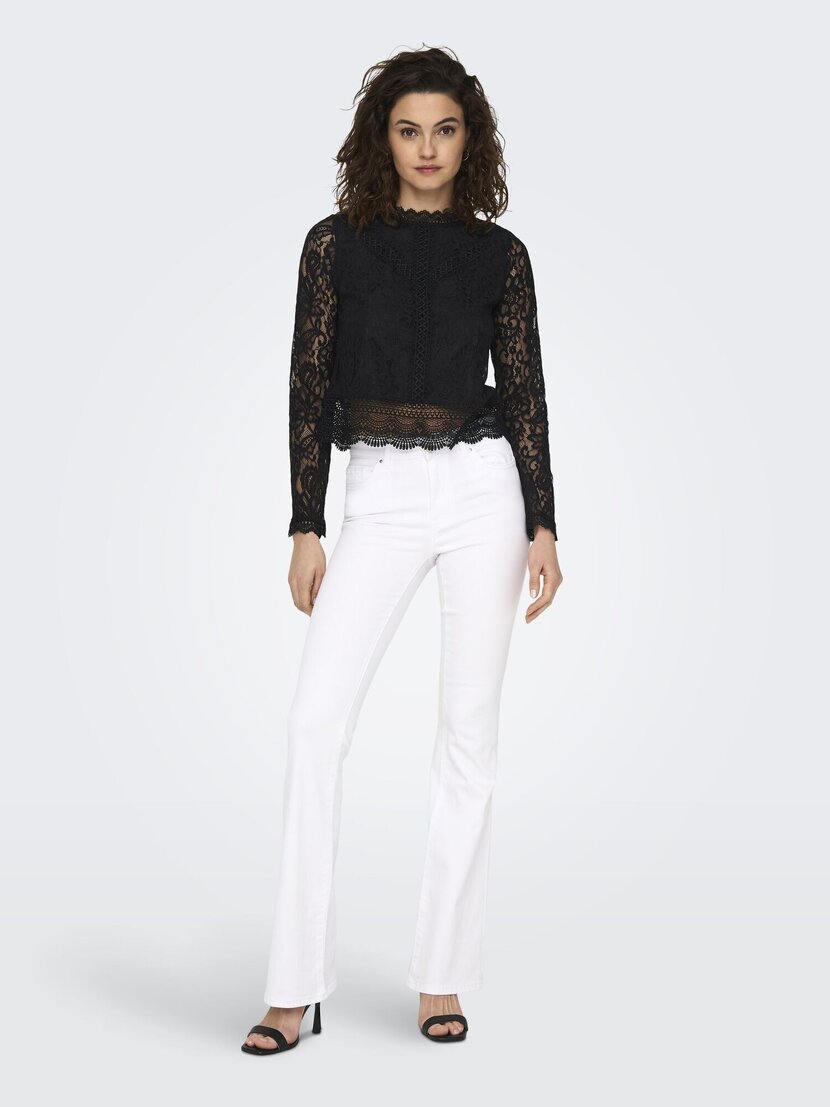 ONLNEW KARO LS LACE TOP WVN