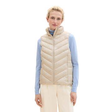 Bodywarmer van het merk Tom Tailor in het Beige