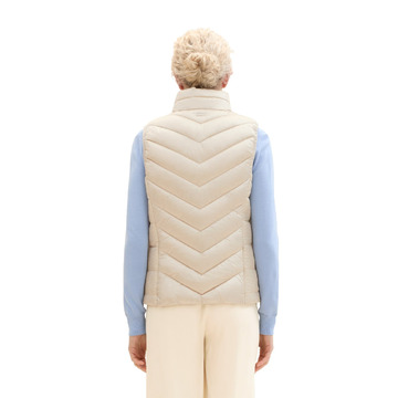 Bodywarmer van het merk Tom Tailor in het Beige