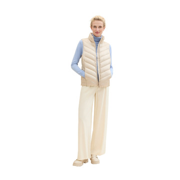 Bodywarmer van het merk Tom Tailor in het Beige