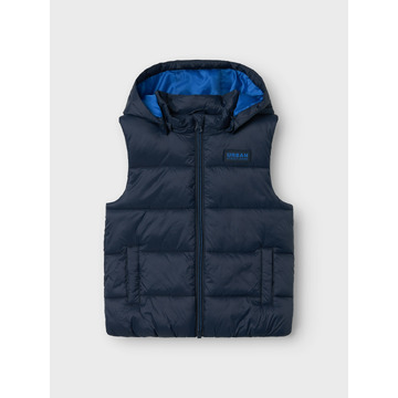 Bodywarmer van het merk Name It in het Marine