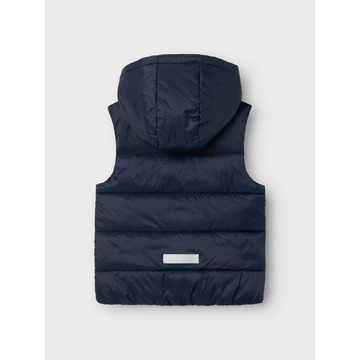 Bodywarmer van het merk Name It in het Marine