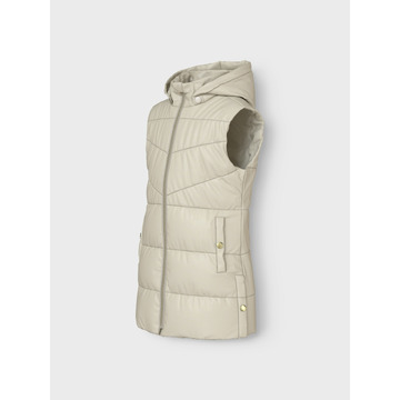 Bodywarmer van het merk Name It in het Ecru