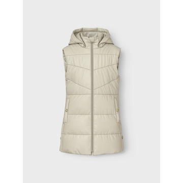 Bodywarmer van het merk Name It in het Ecru