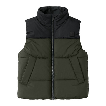 Bodywarmer van het merk Name It in het Groen