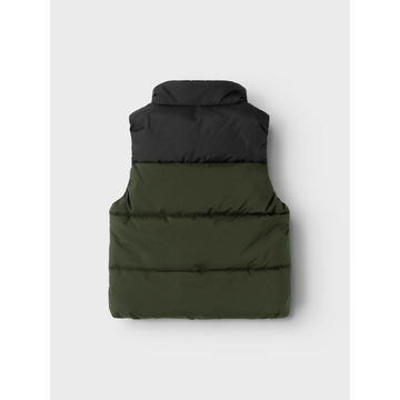 Bodywarmer van het merk Name It in het Groen