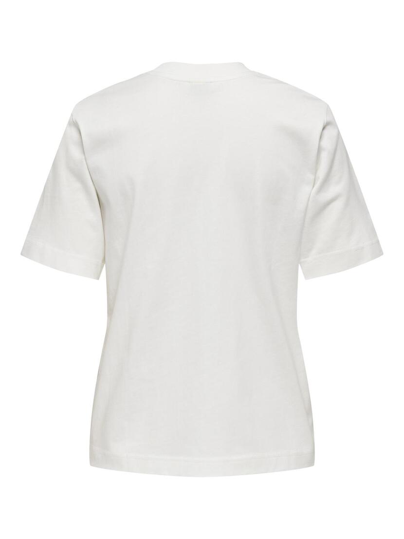 JDYPENNY S/S DETAIL TOP JRS