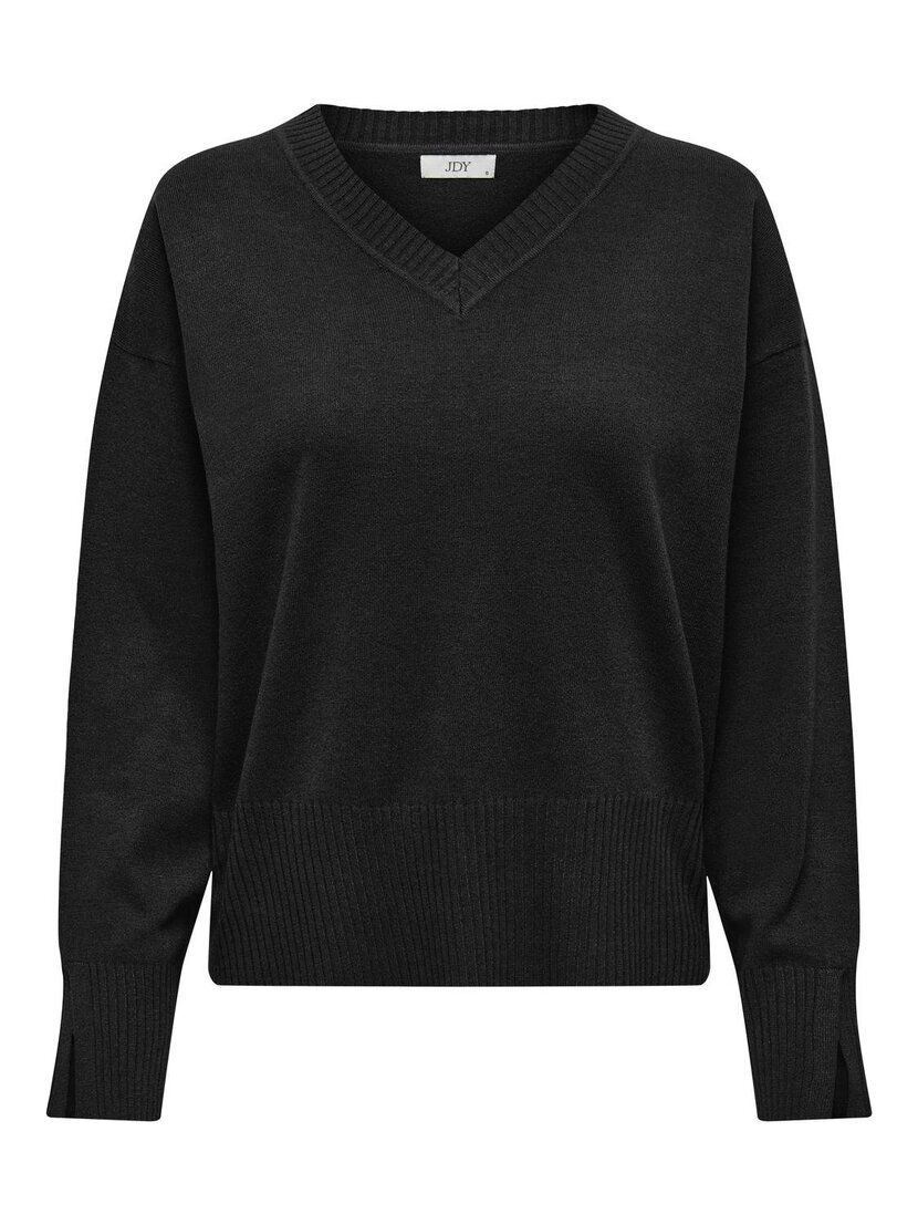 JDYAMORE LIFE L/S V-NECK PULLOVER K NT