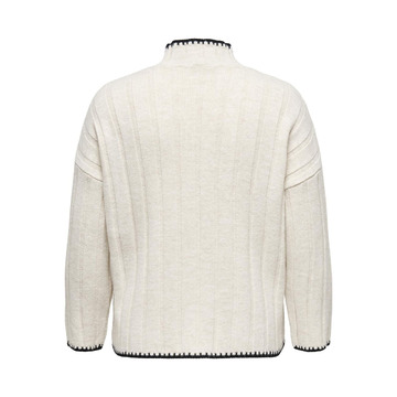 Pull van het merk Only Carmakoma in het Beige