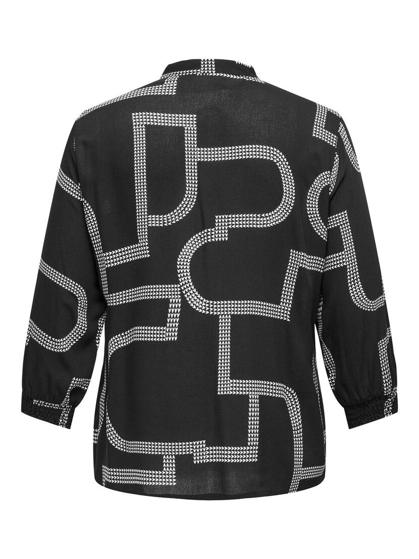 CARMATTE LIFE 3/4 O-NECK SHIRT AOP