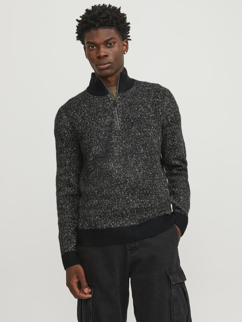 JCOSPACE KNIT HALF ZIP SN