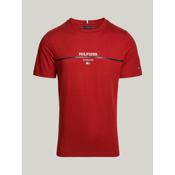 T-shirt van het merk Tommy Hilfiger in het Rood