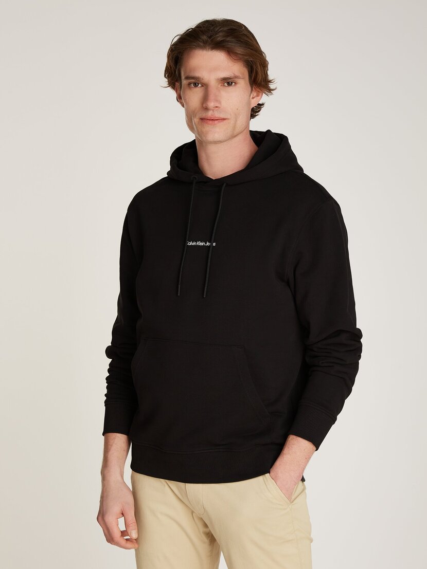 GRID MONOGRAM HOODIE