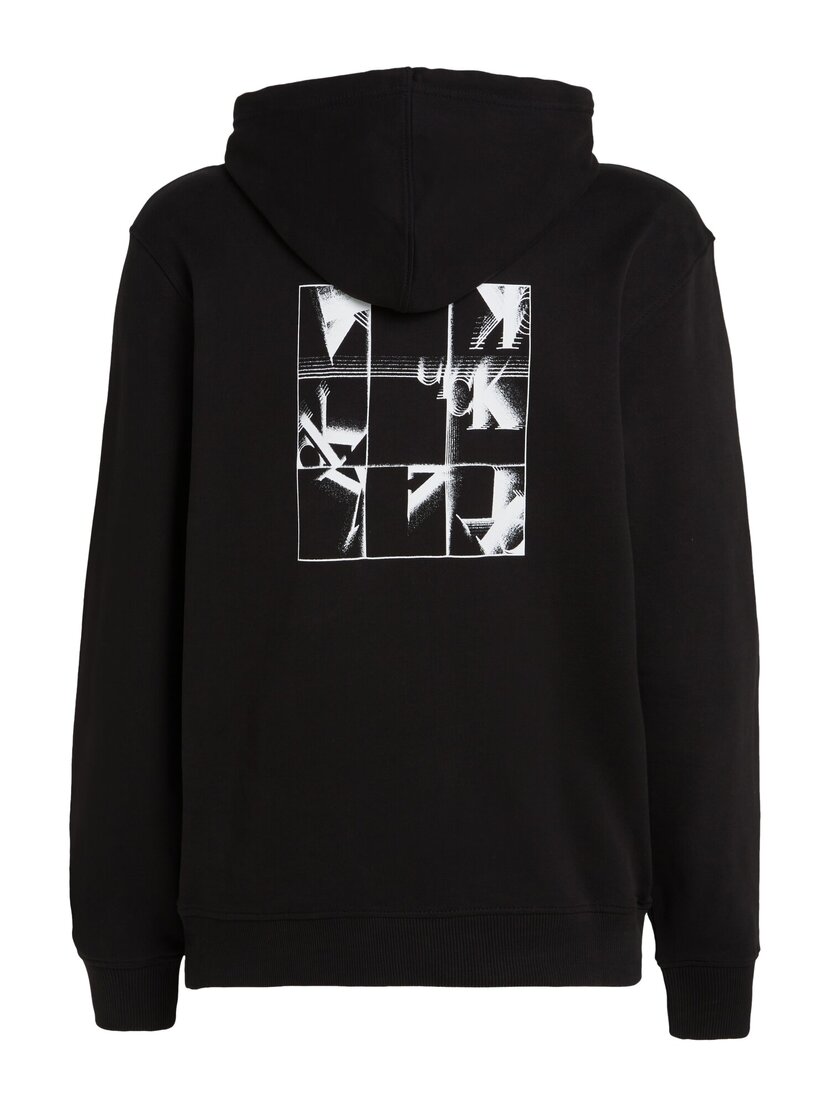 GRID MONOGRAM HOODIE