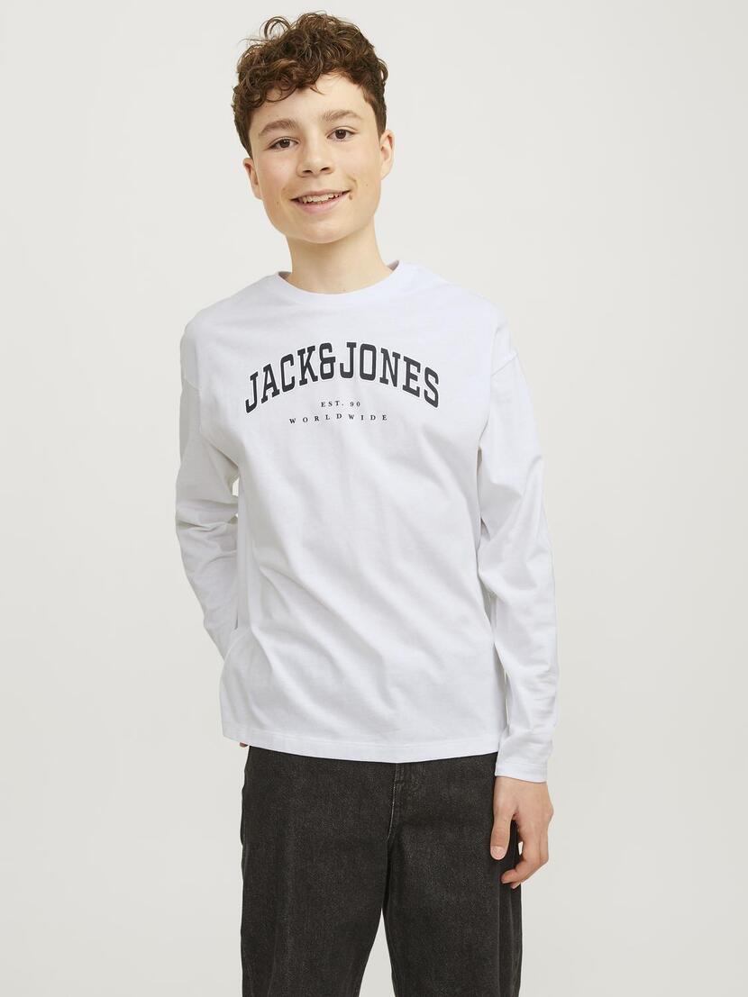 JJECALEB VARSITY TEE LS O-NECK JNR