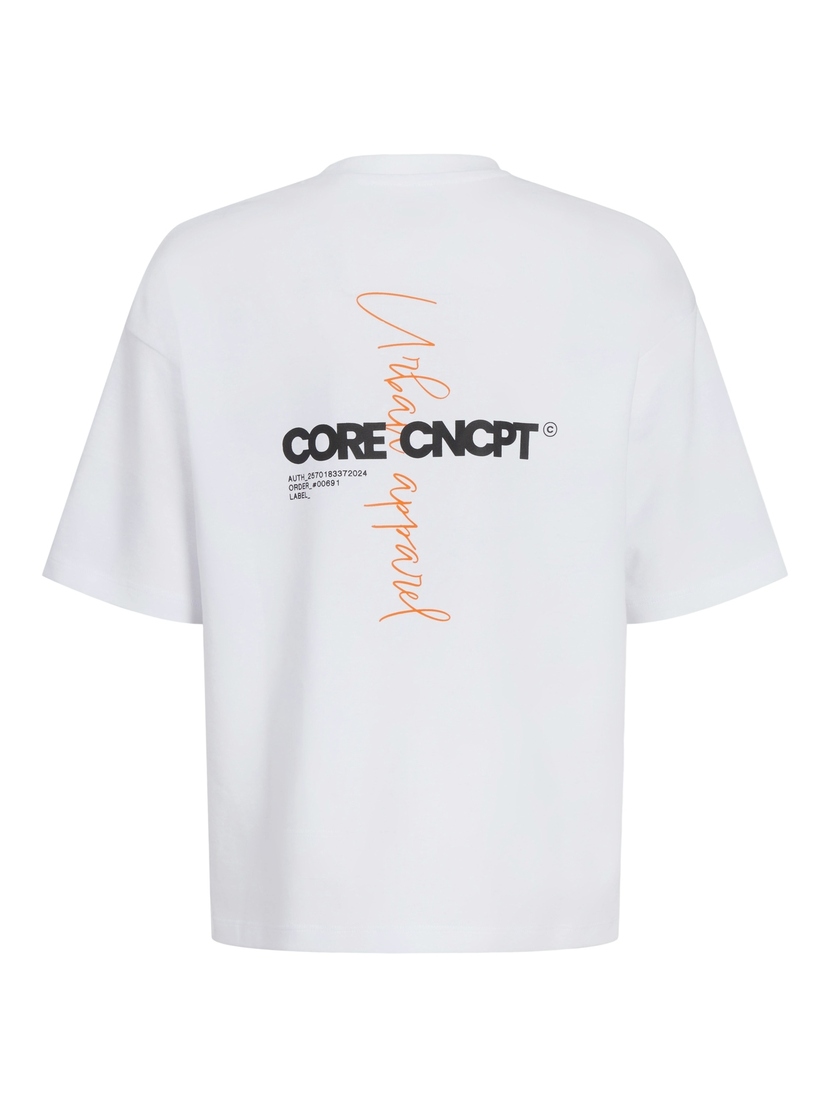 JCOCONCEPT TEXT TEE SS CREW NECK JN R